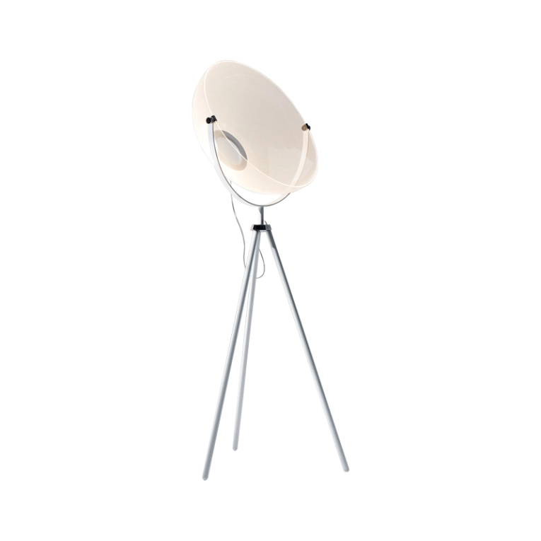 Lampadaire DEMI MOON Blanc STILNOVO