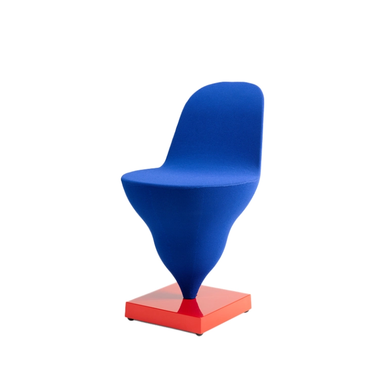 Chaise GELATO Blueberry/ base rouge MOUSTACHE