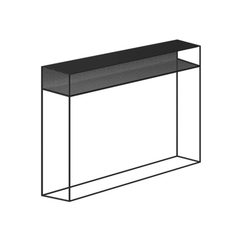 Console TRISTANO CONSOLE Noir cuivré sablé ZEUS