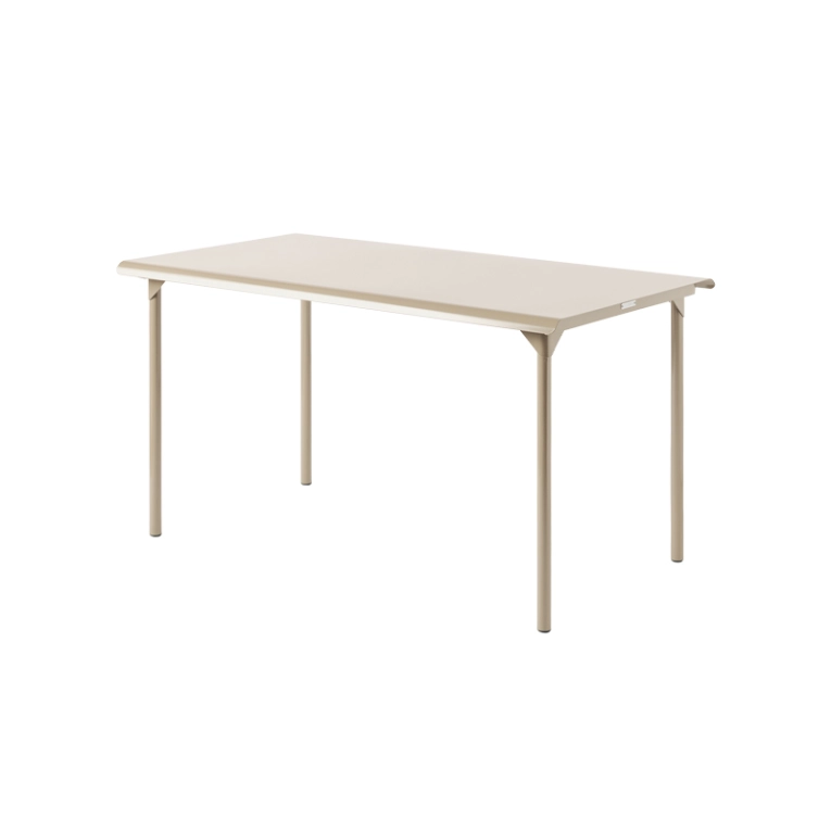 Table extérieur Table PATIO 140x80 Beige gris TOLIX