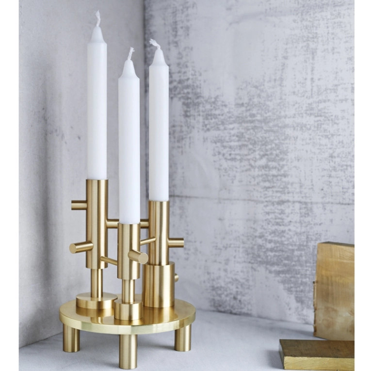 Photophore, bougeoir et bougie Bougeoir JAIME HAYON large Laiton FRITZ HANSEN