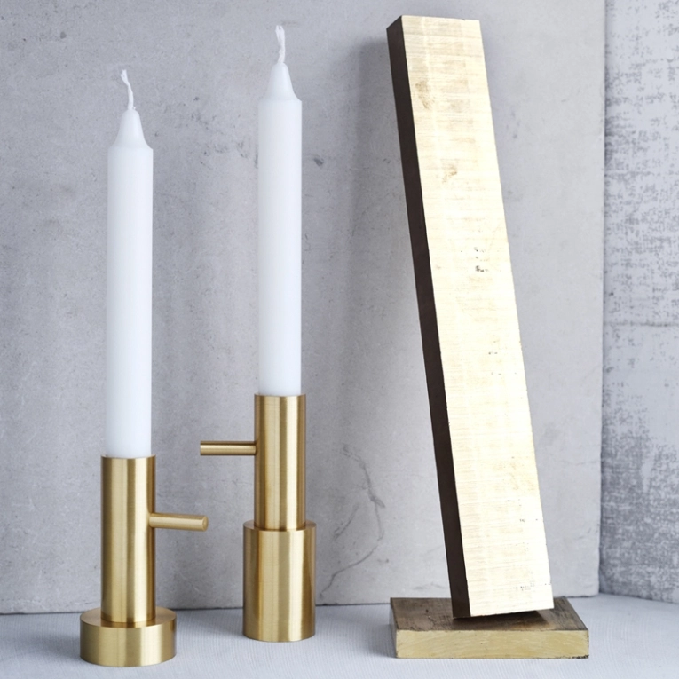 Photophore, bougeoir et bougie Bougeoir JAIME HAYON 2 Laiton FRITZ HANSEN