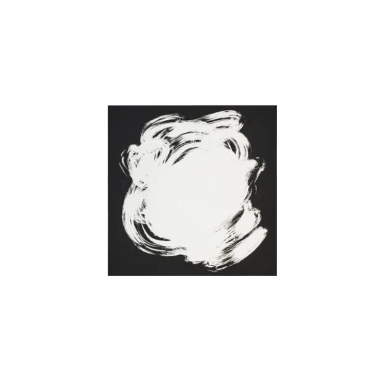 Miroir Miroir SCRIBBLE 60x60 Noir GLAS ITALIA