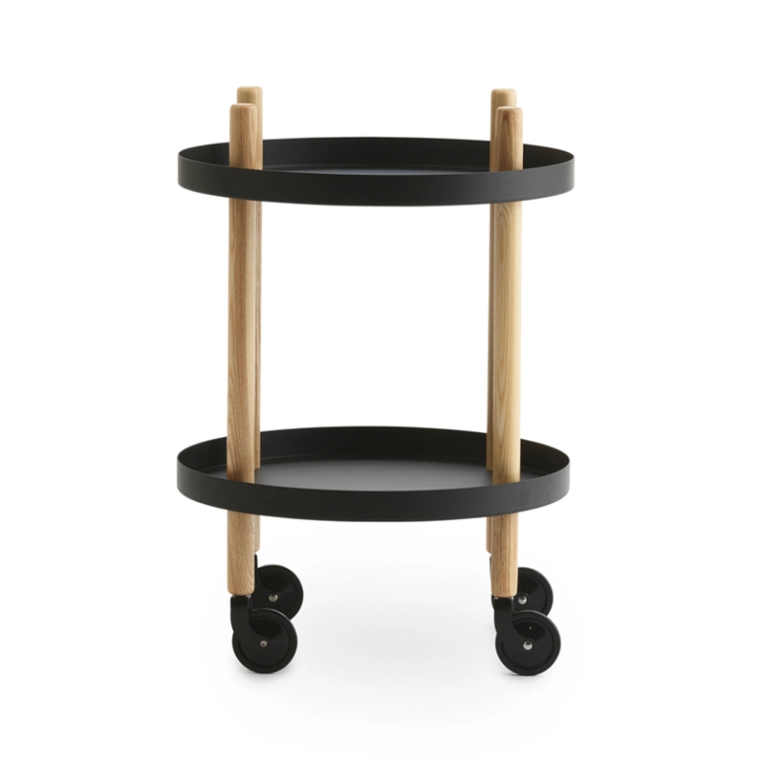 Desserte BLOCK TABLE Ø 45 Noir Normann Copenhagen