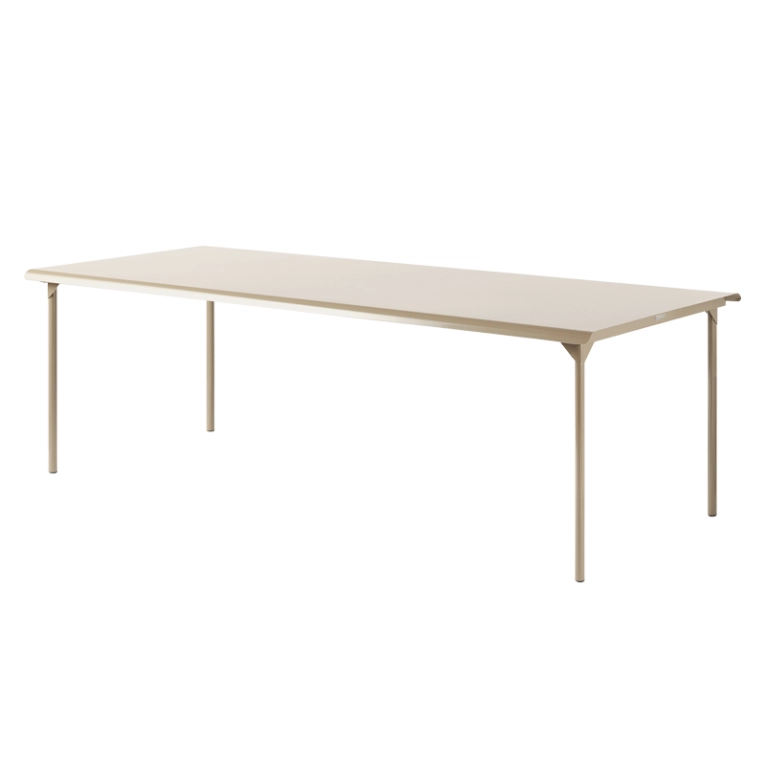 Table extérieur Table PATIO 240x100 Beige gris TOLIX