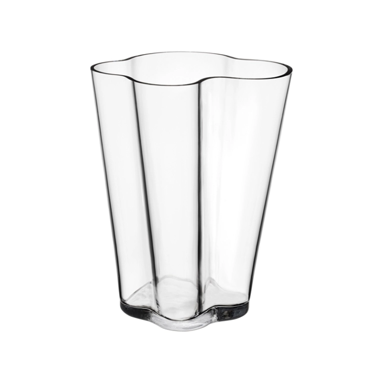 Vase Vase AALTO H 27 Transparent IITTALA