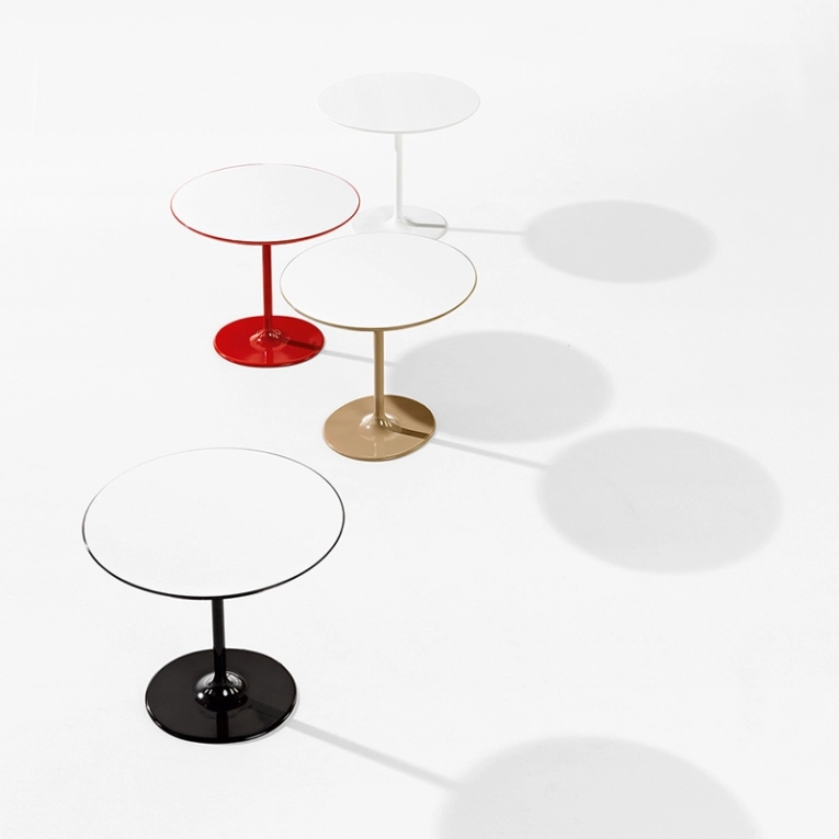 Table d'appoint guéridon DIZZIE 51x47 Noir ARPER