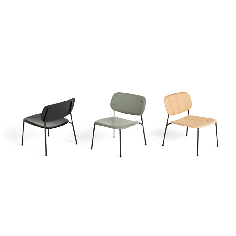 Fauteuil SOFT EDGE 100 LOUNGE Noir HAY