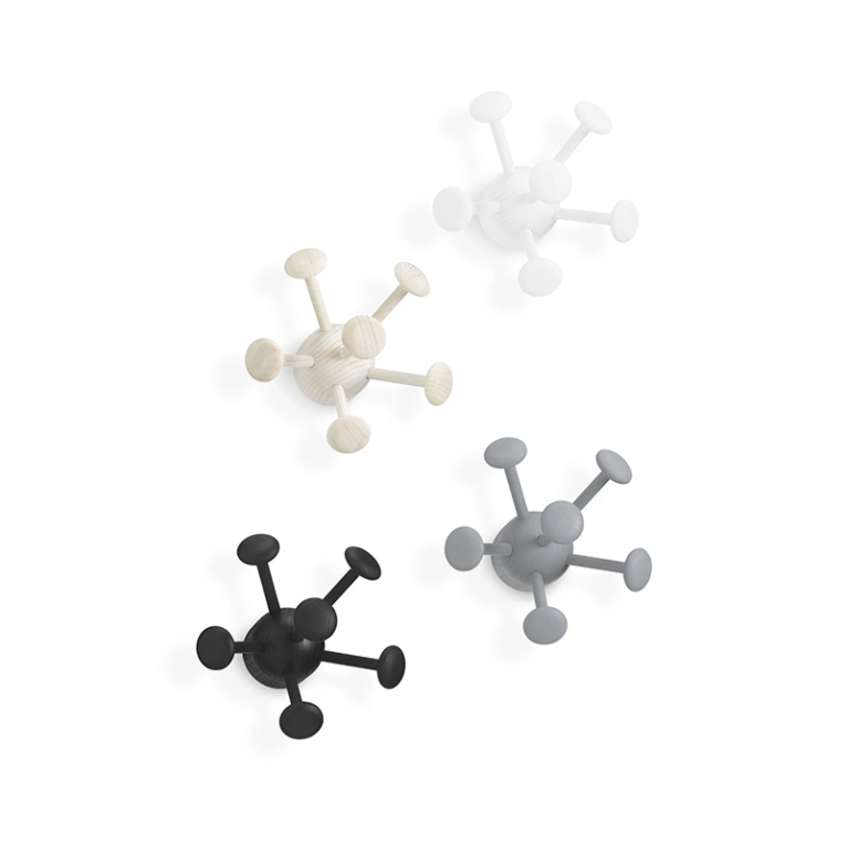 Rangement enfant Patère WALL BUG Blanc NOFRED