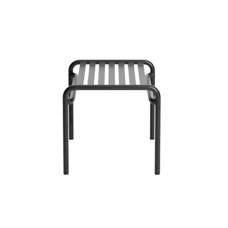 Tabouret extérieur WEEK-END repose-pieds Noir PETITE FRITURE