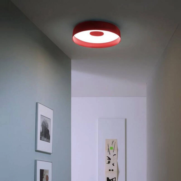 Plafonnier PAPAVERO Rouge coquelicot MARTINELLI LUCE