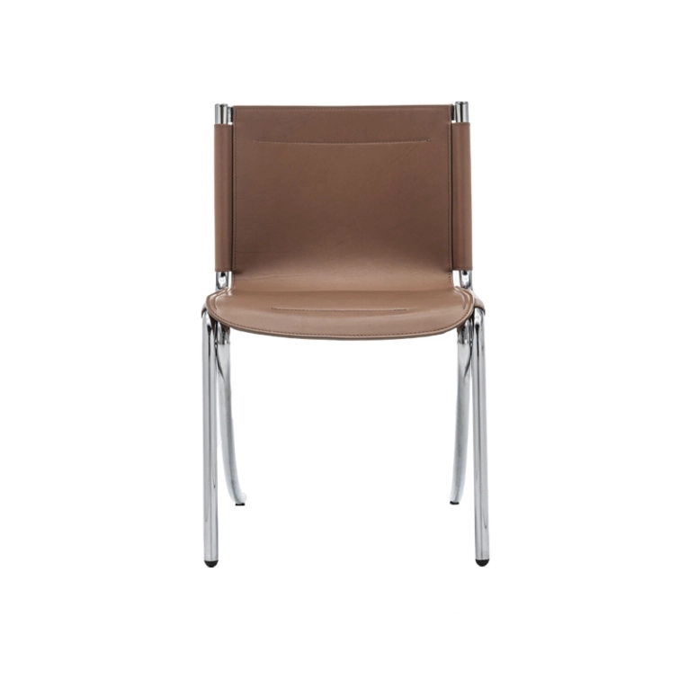 Chaise JOT Cuir naturel 26 ACERBIS