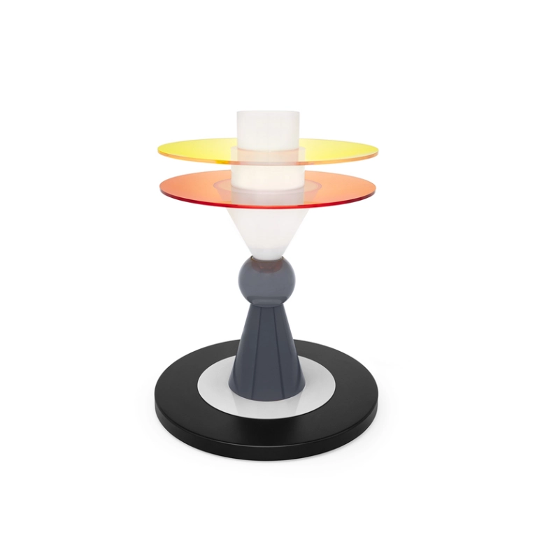 Lampe à poser BAY Jaune et Orange MEMPHIS MILANO