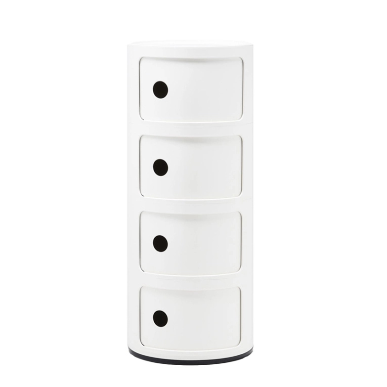 Meuble de rangement COMPONIBILI 4 tiroirs Blanc KARTELL