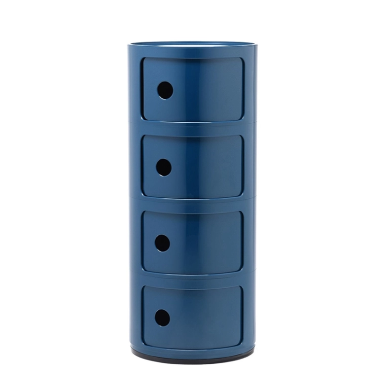 Meuble de rangement COMPONIBILI 4 tiroirs Bleu KARTELL