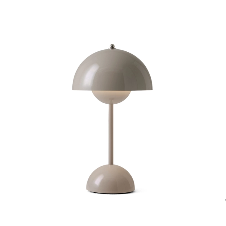 Lampe à poser FLOWERPOT VP9 sans fil Beige gris AND TRADITION