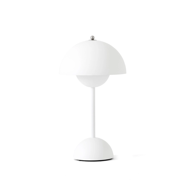 Lampe à poser FLOWERPOT VP9 sans fil Blanc mat AND TRADITION