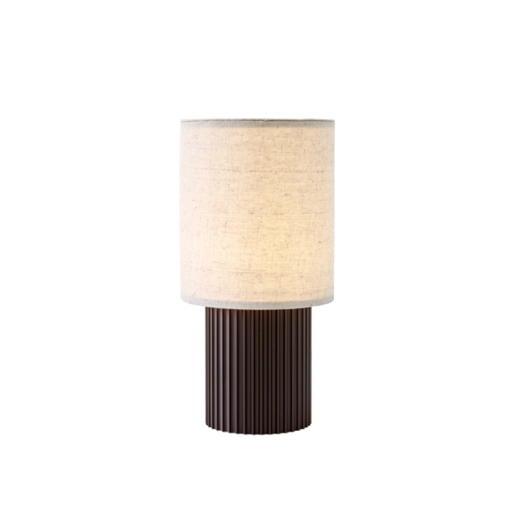 Lampe à poser MANHATTAN SC52 Bronze & toile AND TRADITION