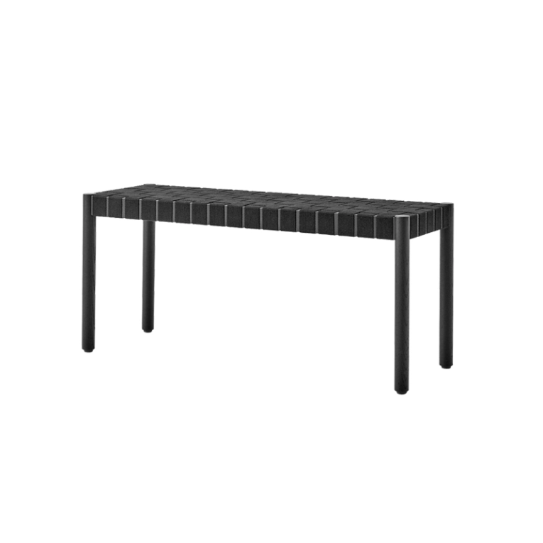 Banc BETTY Noir/ assise noire AND TRADITION