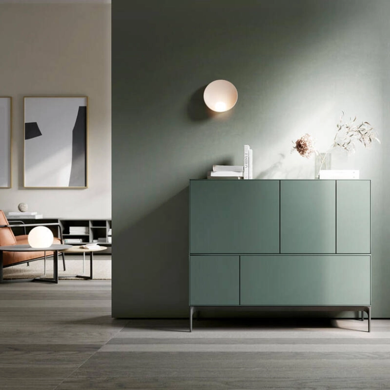 Meuble de rangement Buffet LAUKI 01 L 128 Moss TREKU