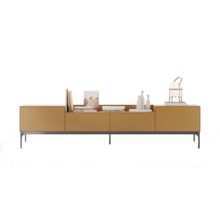 Meuble de rangement LAUKI TV 02 L 256 Camel TREKU