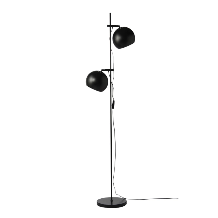 Lampadaire BALL DOUBLE Noir mat FRANDSEN
