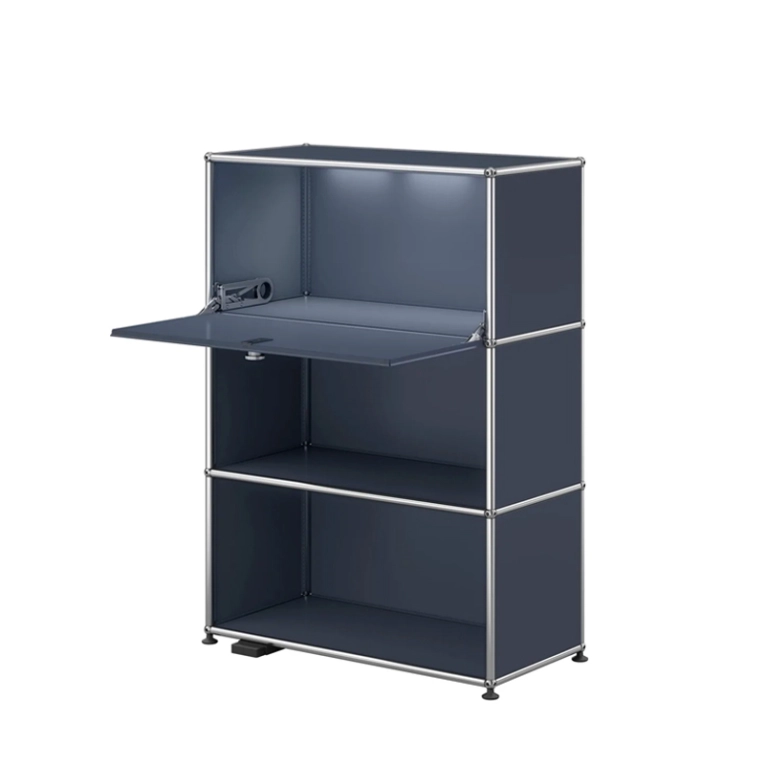 Meuble de rangement USM HALLER E M58 Vert olive USM HALLER