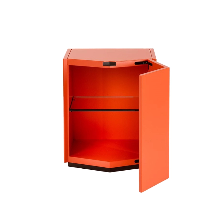 Table de chevet Z24 Orange ZANOTTA