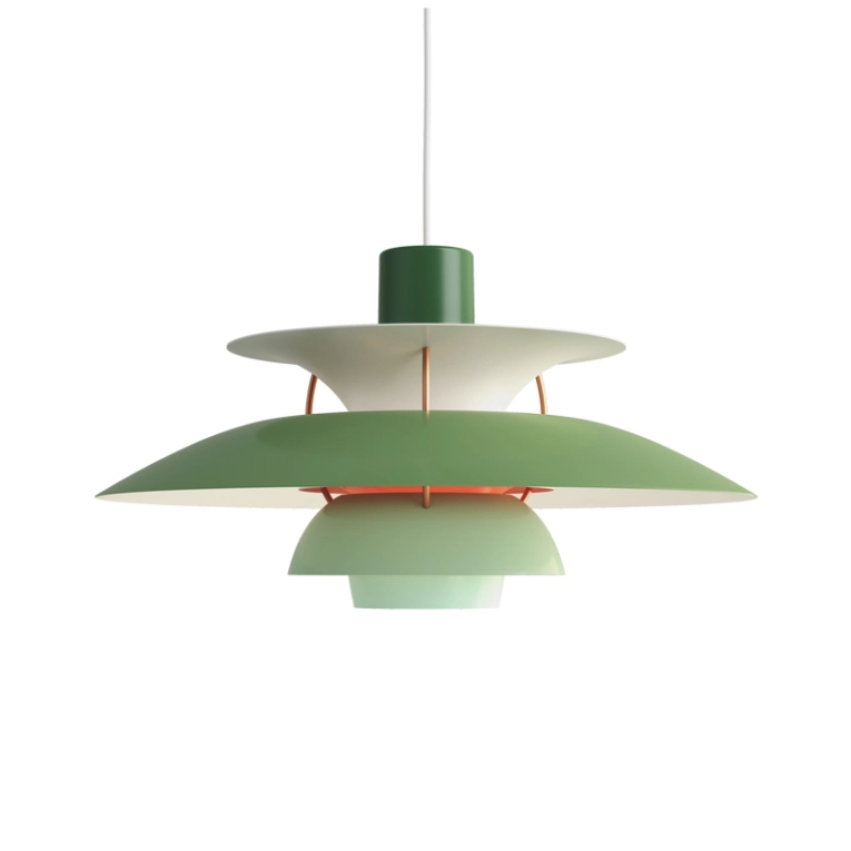 Suspension PH 5 Nuances de vert LOUIS POULSEN