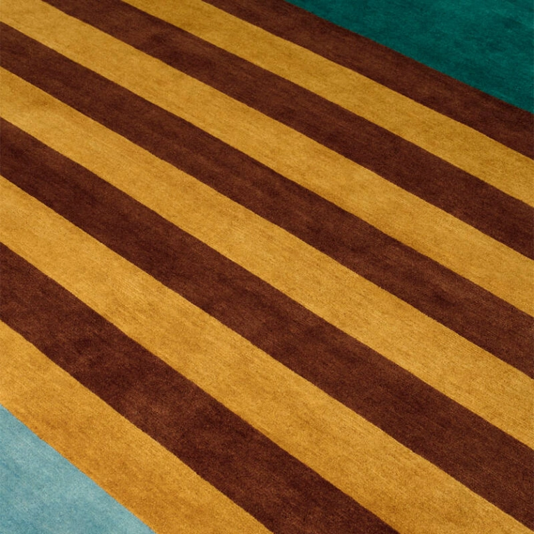 Tapis Tapis LES ARCS BRUN ABEILLE 1972 CC-TAPIS