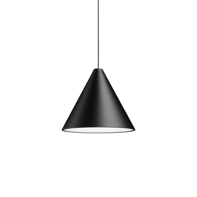Suspension STRING LIGHT CONE Noir FLOS