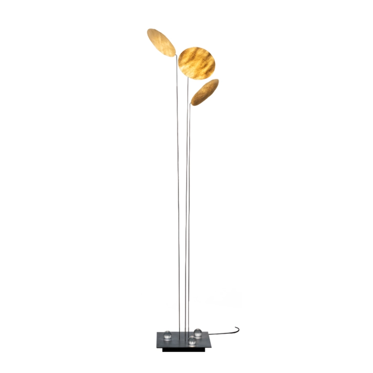 Lampadaire NUUNU Argenté INGO MAURER