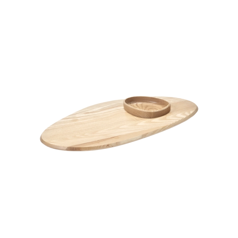 Plateau, plat PLATTER + BOWL 1 Frêne naturel SERAX