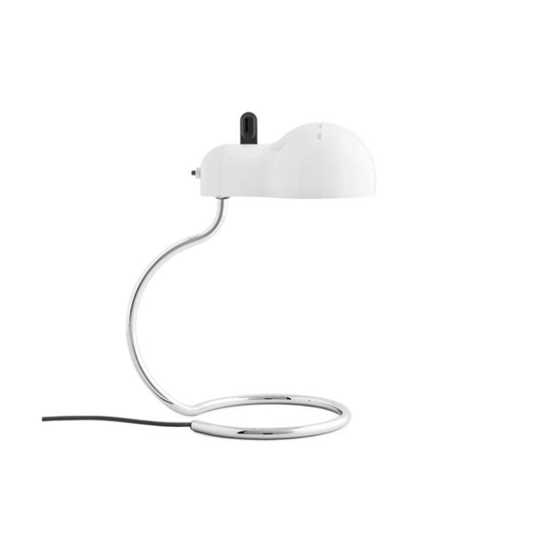 Lampe à poser MINITOPO Blanc/ chrome STILNOVO