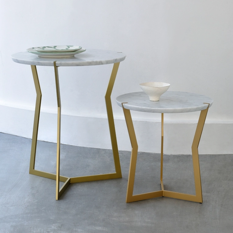 Table d'appoint guéridon STAR MINI Or COEDITION