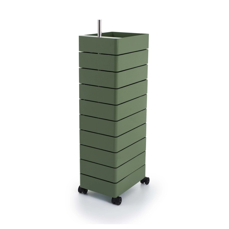 Meuble de rangement 360° 10 tiroirs Vert MAGIS