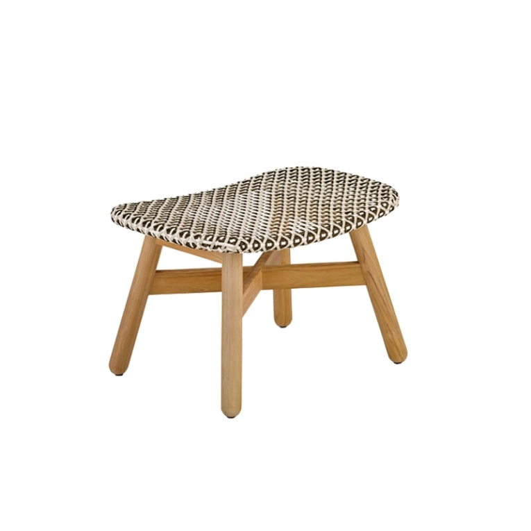 Pouf extérieur MBRACE repose-pieds Pepper DEDON