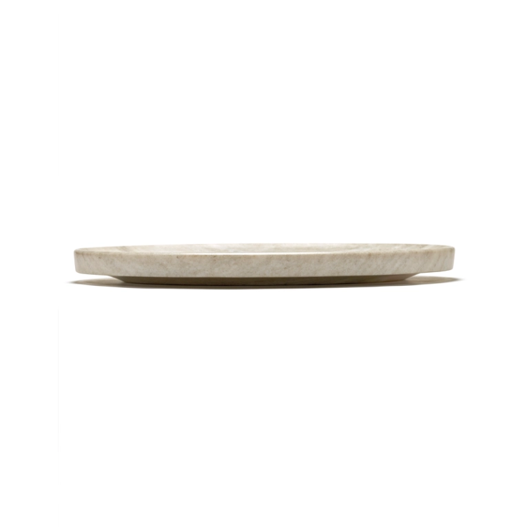 Assiette Plat OVAL DUNE Marron clair SERAX