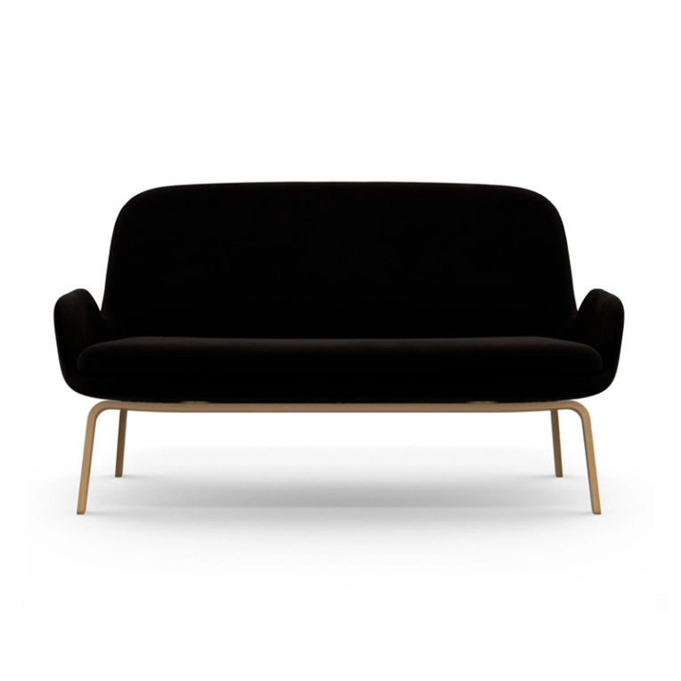 Canapé ERA SOFA pieds bois City Velvet 95 Normann Copenhagen
