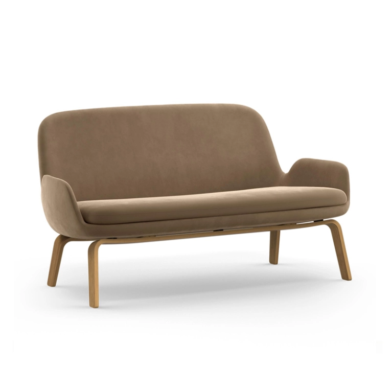 Canapé ERA SOFA pieds bois City Velvet 77 Normann Copenhagen