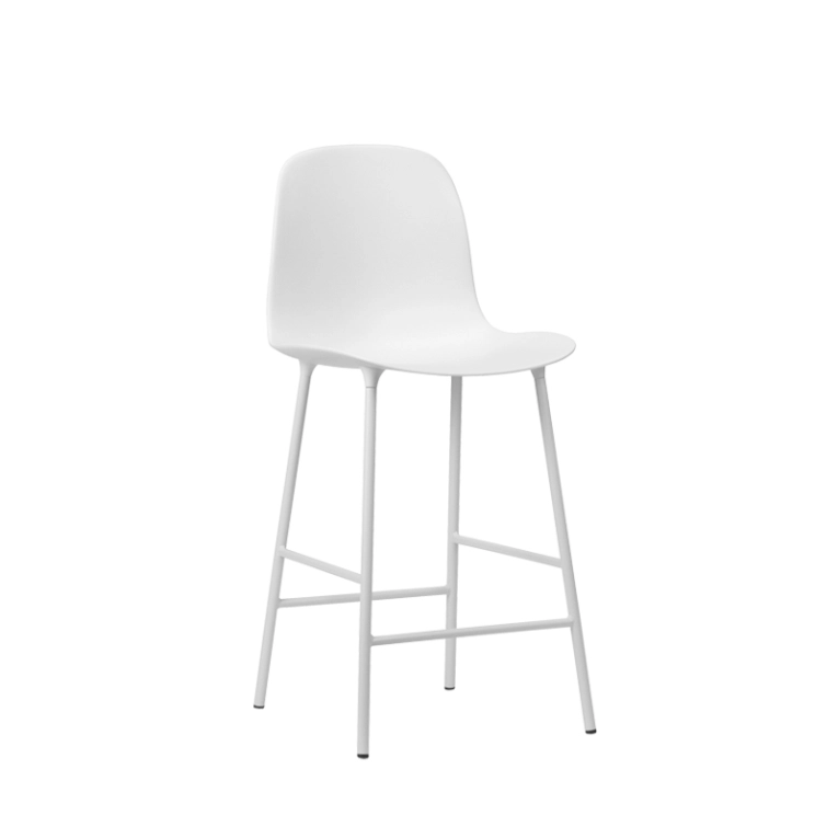 Tabouret haut FORM BAR CHAIR Blanc Normann Copenhagen