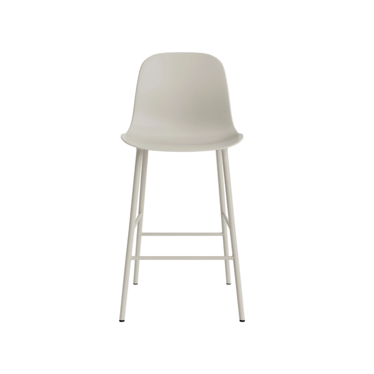 Tabouret haut FORM BAR CHAIR Gris chaud Normann Copenhagen