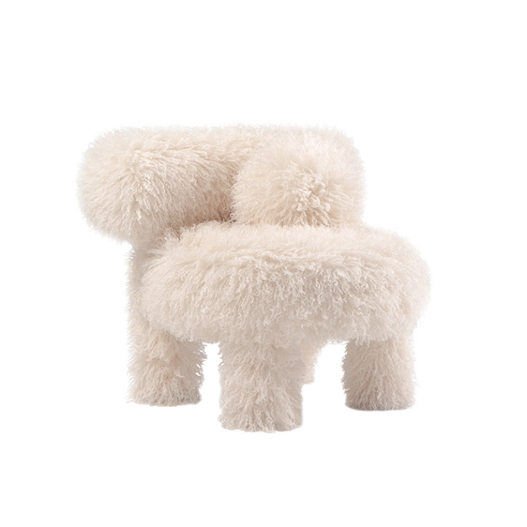 Siège enfant Fauteuil enfant BABY GROPIUS CS1 FLUFFY Azur cotonneux Ivoire NOOM HOME