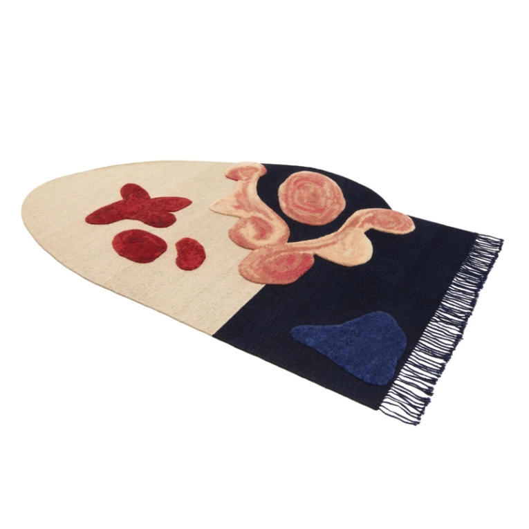 Tapis Tapis RUDE TIDDLY BITS Bleu foncé CC-TAPIS