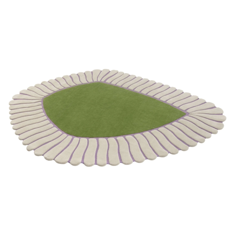 Tapis Tapis M'AMA NON M'AMA LARGE Perle/Olive CC-TAPIS