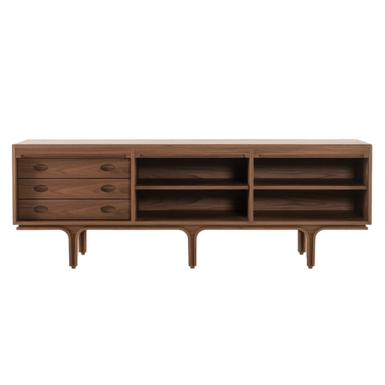 Meuble de rangement SERIE 500/3 Noyer TACCHINI