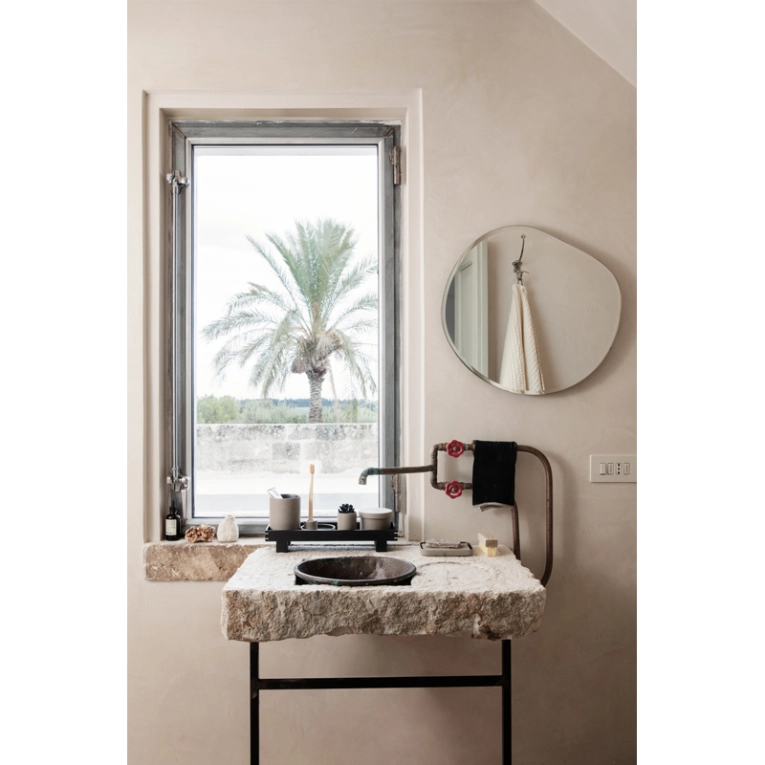 Miroir Miroir POND S Laiton FERM LIVING
