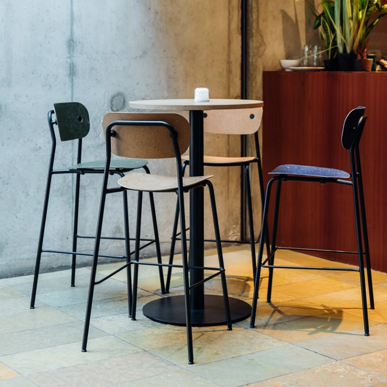 Tabouret haut REBEL H 75 Denim PLANQ