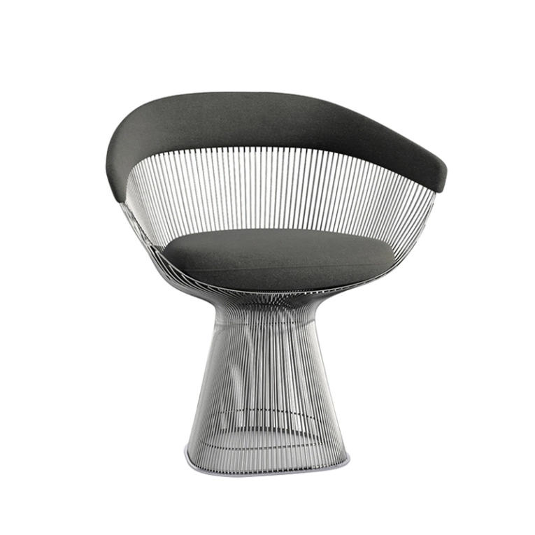 Chaise PLATNER Graphite KNOLL