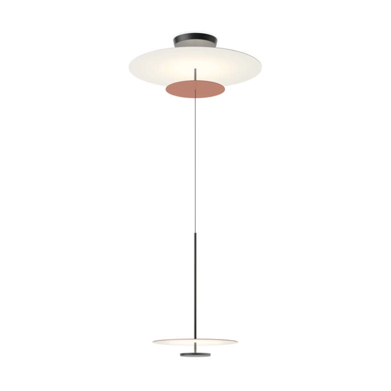 Suspension FLAT 5930 Rouge Terracotta mat VIBIA